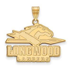 14k Gold Plated Silver Longwood U Large Pendant
